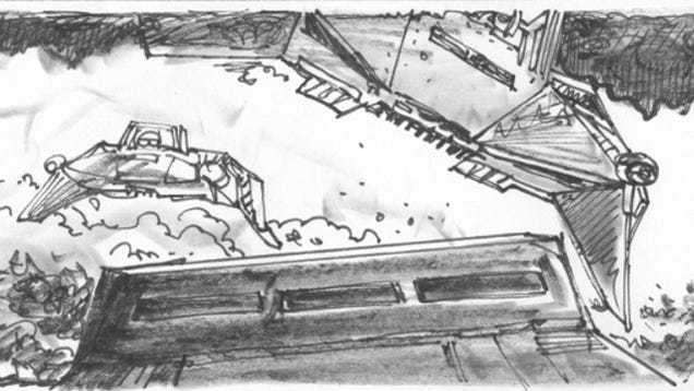 Unseen Empire Strikes Back Storyboards Detailing the Battle of Hoth!