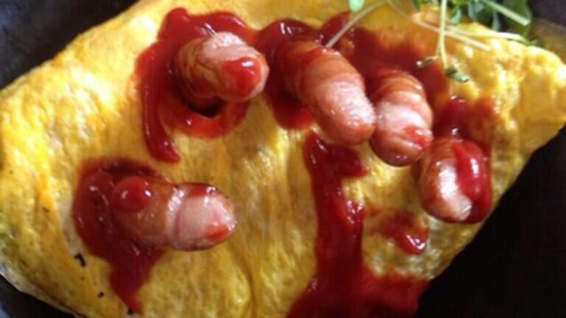 Zombie Omelets Are Both Terrifying and Delicious