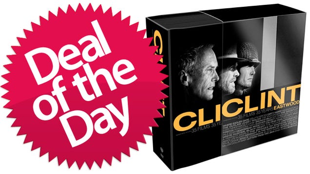 35 DVDs of Menacing Clint Eastwood Glares Are Your Deal of the Day