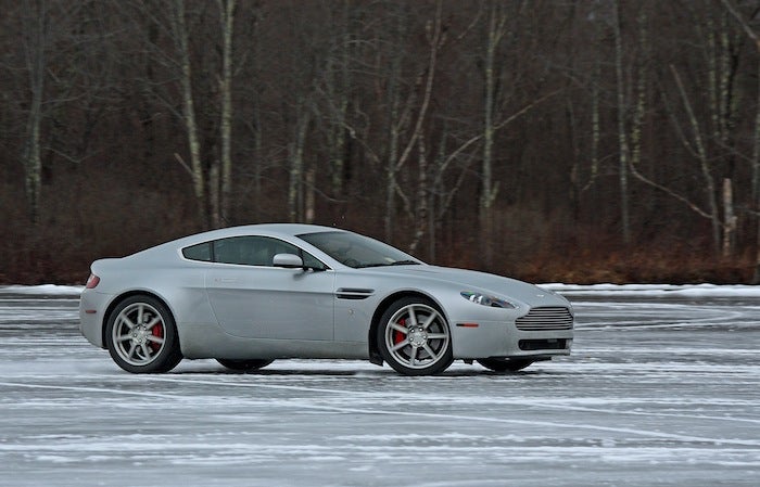 I Drove My Aston Martin On a Frozen Lake In Vermont