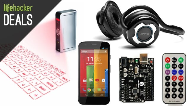 $70 Moto G Off-Contract, Arduino Starter Pack, Futuristic Keyboard