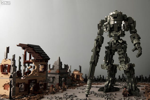 World War II-Themed Titanfall Lego Diorama