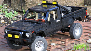 This Lego Toyota pickup is better than Marty McFly's