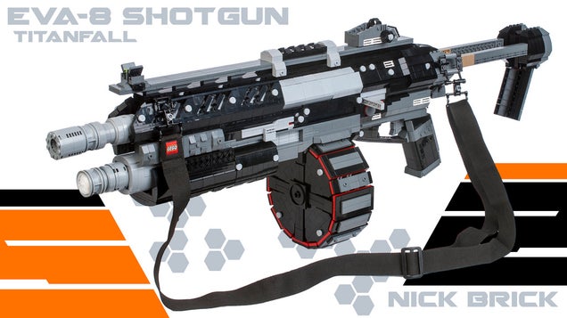 Life-Size Lego Titanfall Shotgun