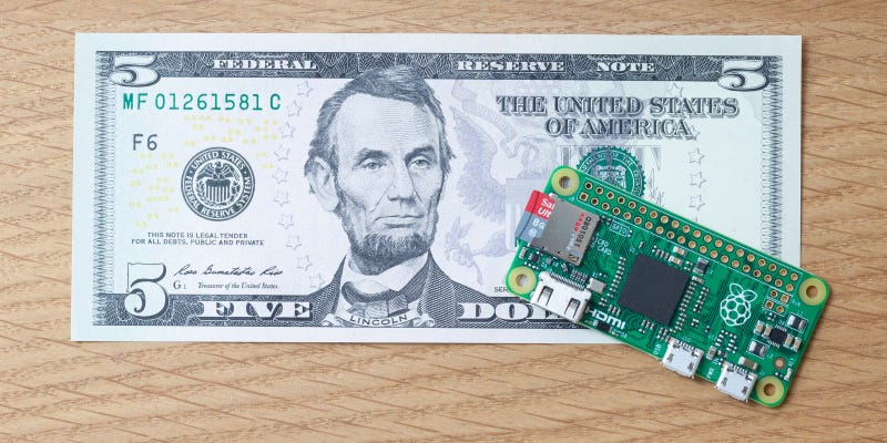 There's a New Raspberry Pi That Only Costs $5
