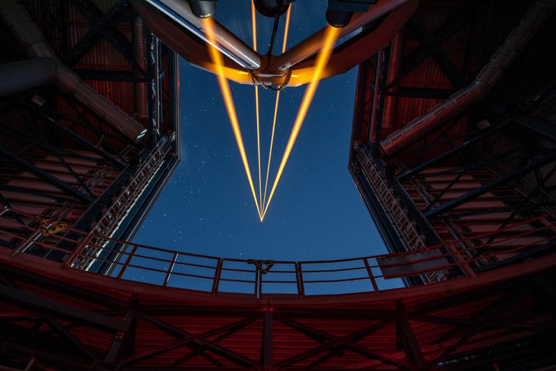 These Four Laser Beams Will Create the World's Most Powerful Fake Stars