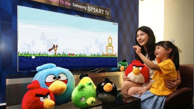 Motion Controlled Angry Birds Are Flinging onto Samsung TVs