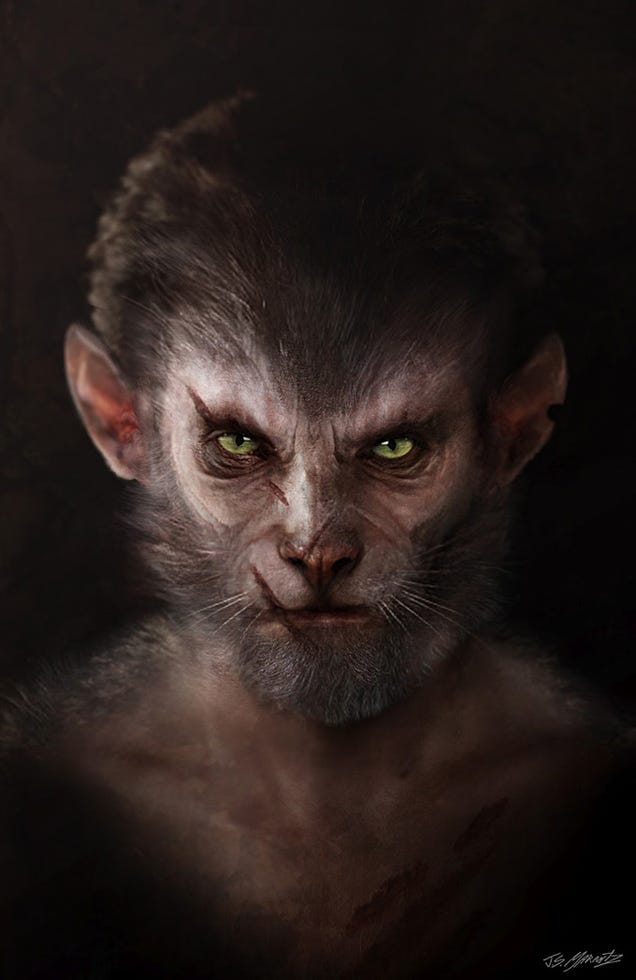 Beautiful portraits of Grimm's fairy tale monsters are worth a spot on your wall