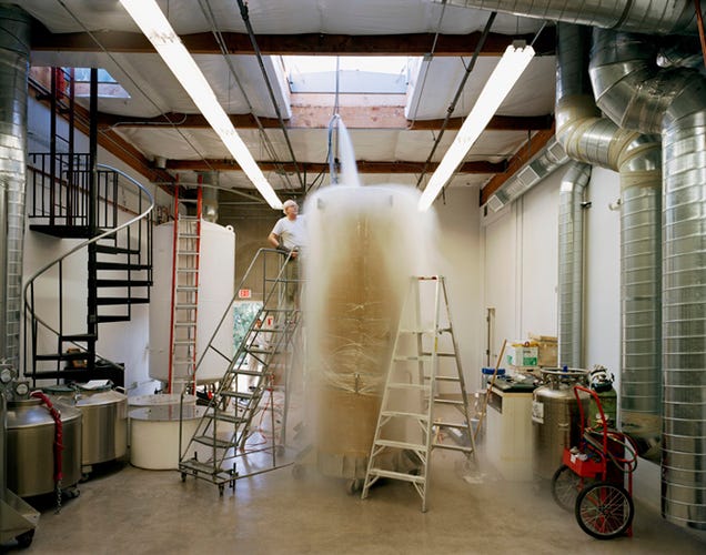 Photos go behind the scenes of the world's cryonics facilities