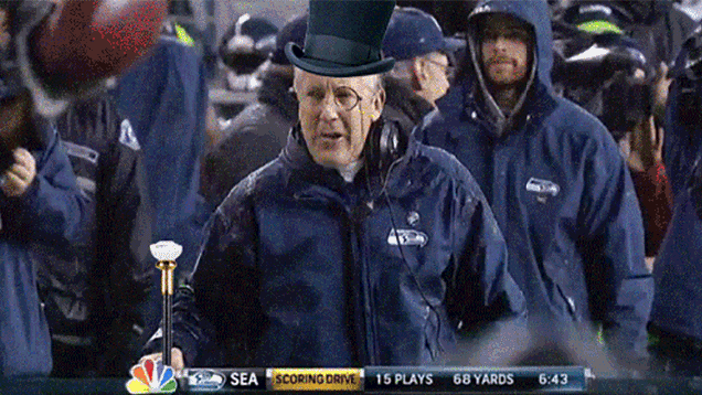 This GIF Of Pete Carroll As A Wealthy Robber Baron Will Make You Smile