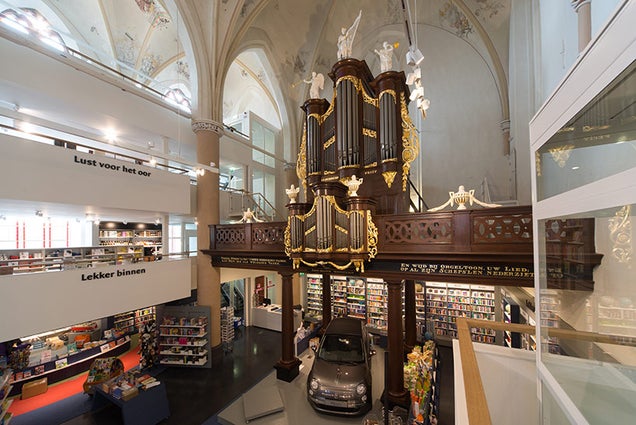 These Grand Cathedrals Now House Regular Books, Not Bibles