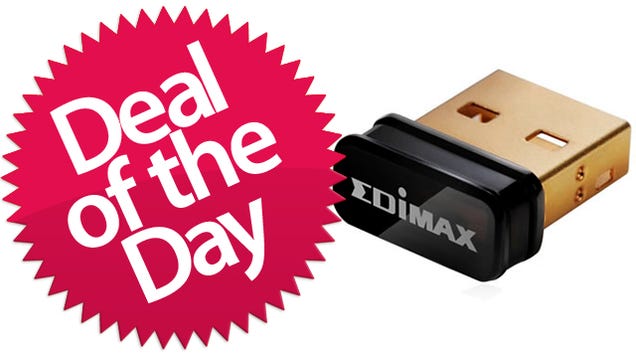 This Edimax Mini USB Wireless N Adapter Is Your HOLY-F&*K-That-Is-Tiny Deal of the Day