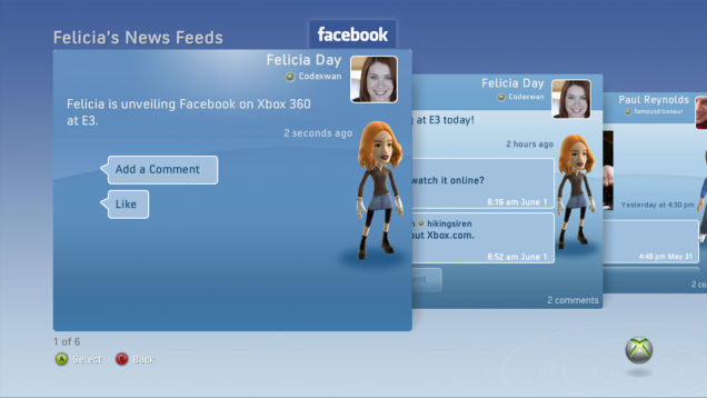 Facebook, Twitter Coming To Xbox 360