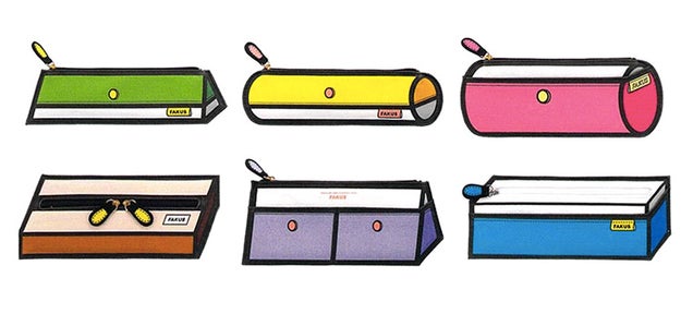 These Cartoon Drawings Are Actual Pencil Cases