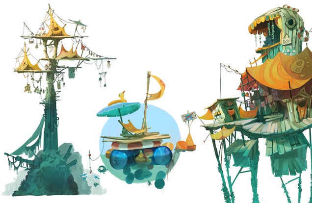 Drown Your Eyeballs in Rayman: Origins' Gorgeous Concept Art