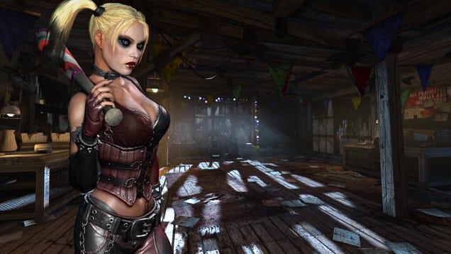 Concept art shows the disturbing evolution of Batman: Arkham City's Harley Quinn