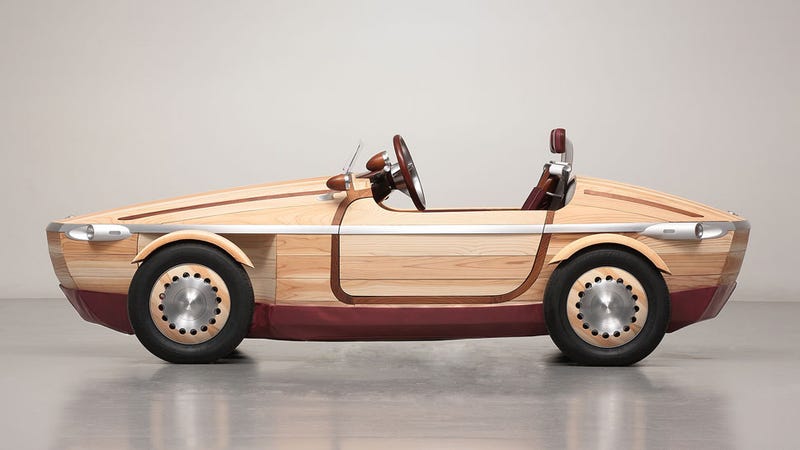 Toyota's Wooden Concept Car Is Lovely And Designed To Age