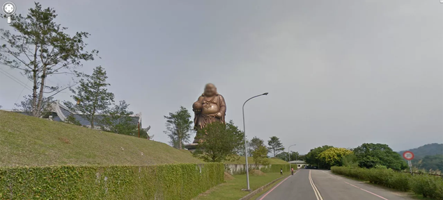 Google Street View Is Blurring the Faces of Ancient Gods