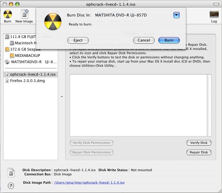 burn a dmg to dvd in windows