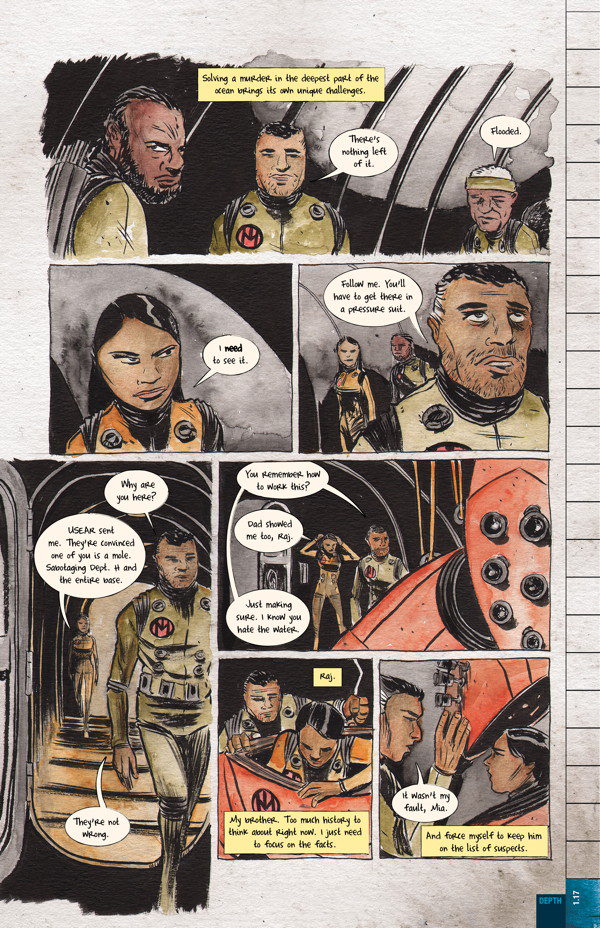 Diving Deep Into Dept. H, Matt and Sharlene Kindt's New Underwater Mystery Comic