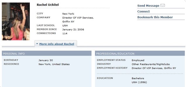 Rachel Uchitel, This Is Your Future