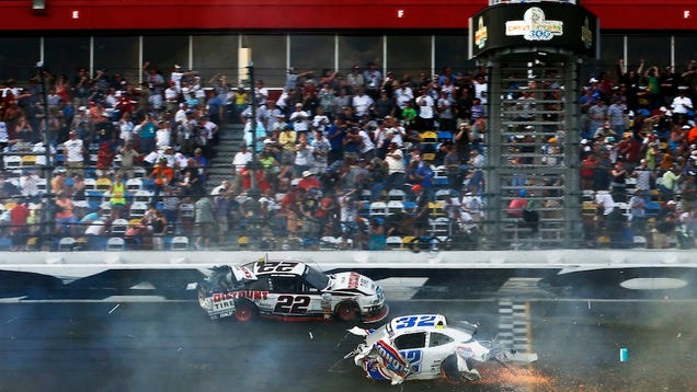 A Collection Of Photos From NASCAR's Wild Day At Daytona