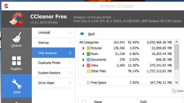 CCleaner Updates with a New Disk Analyzer to Free Up Hard Drive Space