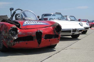 Ecurie Ecrappe Alfa Makes Big Splash At Concorso Italiano, Some Shiny Cars Also Show Up