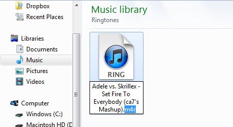 convert m4a to m4r itunes