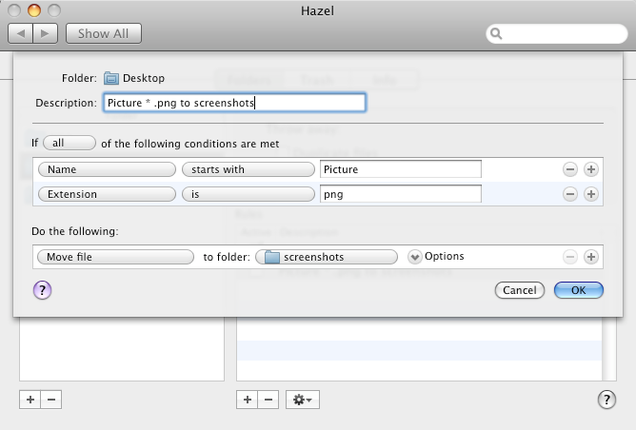 hazel desktop cleaner