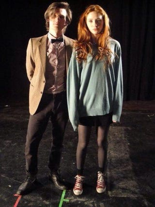 The First Picture Ever Taken Of Matt Smith And Karen Gillan In Costume