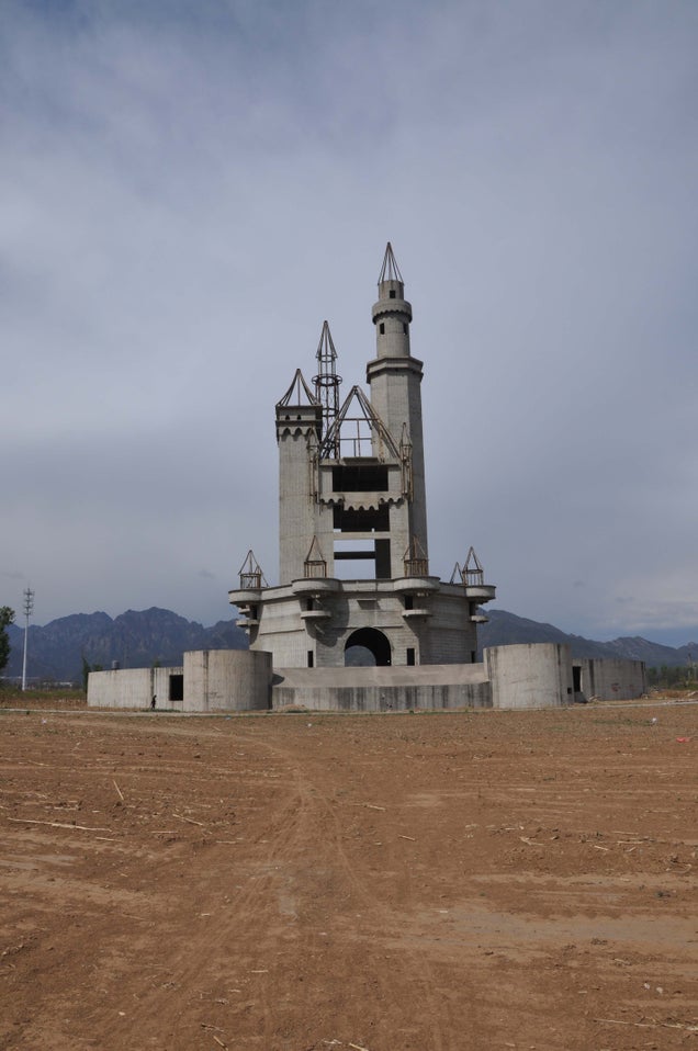 Scenes from a weird abandoned amusement park outside Beijing
