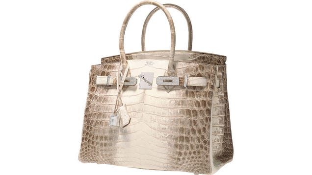 Crocodile/Diamond Birkin Bag Expected to Fetch Over $200K at Auction