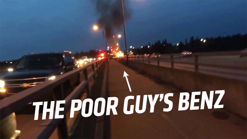 Watch This Poor Guy Justifiably Freak Out As His New Mercedes Explodes