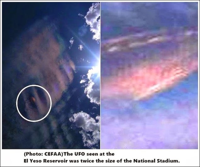UFO in Chile Said to be the Size of Two Soccer Stadiums