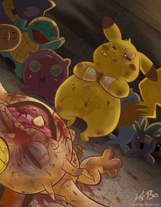 Pikachu Just Felt Like Destroying Something Beautiful