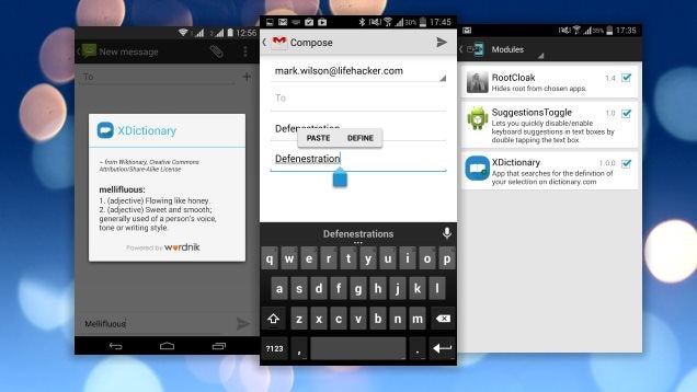 ​XDictionary Xposed Module Gives Android a System-wide Dictionary