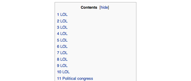 Someone At Congress Got Banned From Wikipedia for Trolling