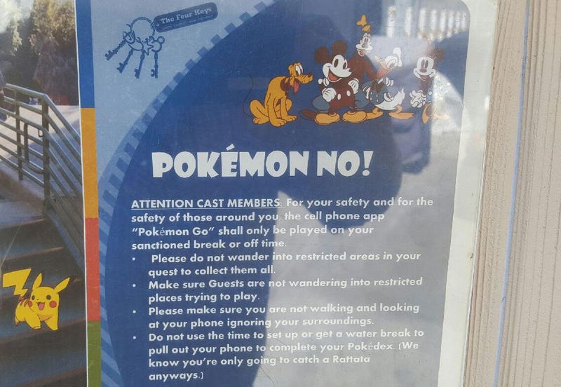 Disneyland Has A Pokémon Go Problem
