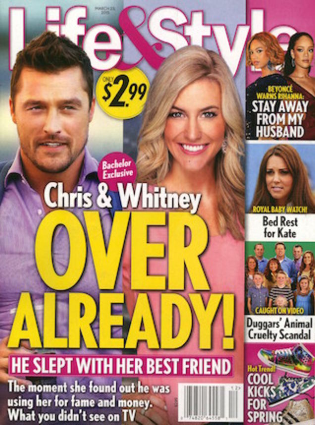 This Week in Tabloids: Bachelor Chris is a Dancing, Cheating Liar&nbsp;