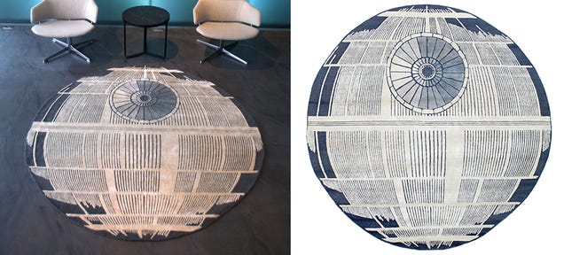 That's No Moon or Space Station, Just a Fantastic Death Star Rug