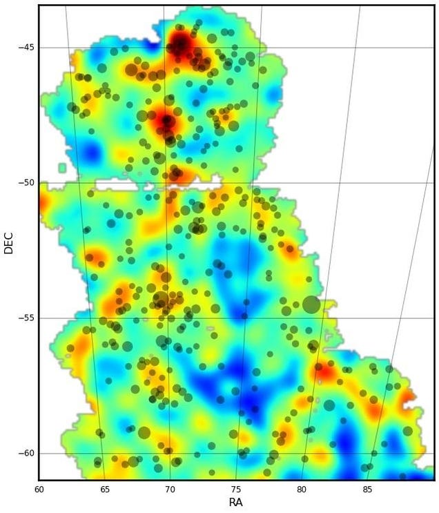 This Is the First Section of a Giant Map of the Universe's Dark Matter