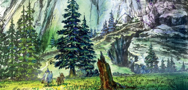 Absolutely Stunning Concept Art from Ralph Bakshi's Animated Lord of the Rings