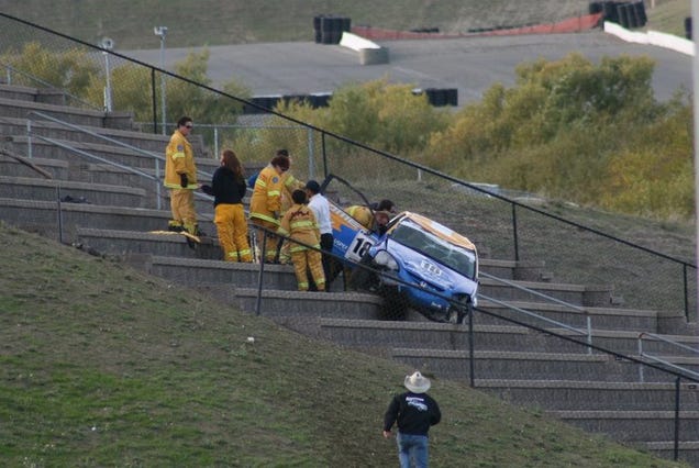 Spoon Sports JDM Honda Integra Launches Into Stands, Miraculously Injures No One