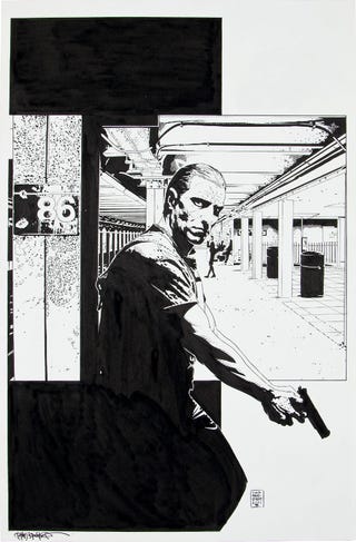 This is what $2 million worth of comic book art looks like