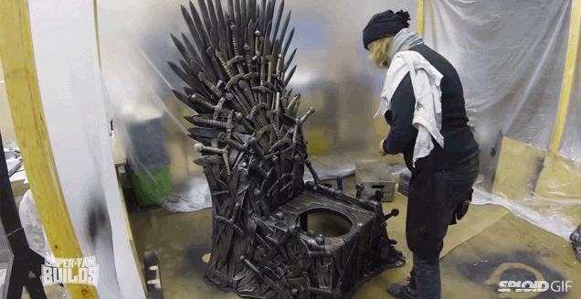 Este Game of Thrones Ferro Trono vaso sanitário deve ser tão satisfatório para sentar-se no 