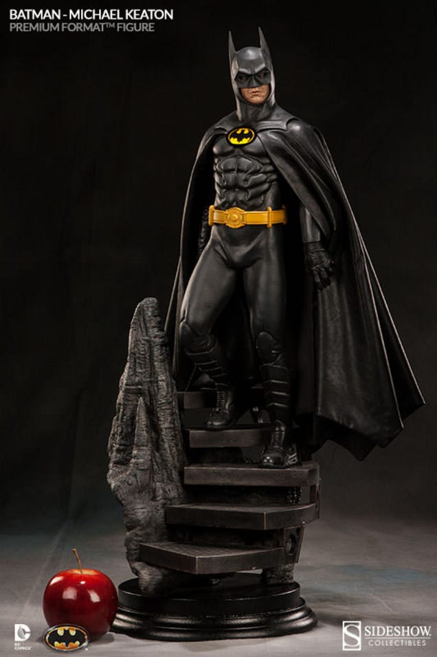 batman keaton statue