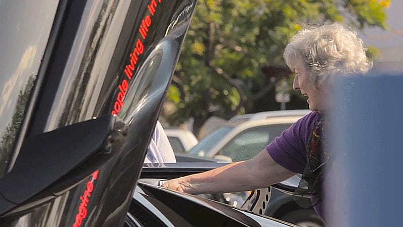 Watch These Two Grannies Run Errands In A Lamborghini For A Day