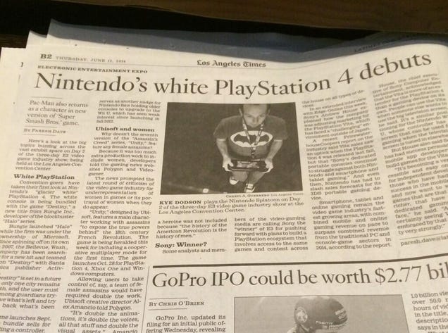 Jornal diz que a PlayStation 4 branca da Nintendo foi anunciada R4kv15bii4rekcjljqci