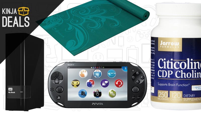 Sunday's Best Deals: Yoga Gear, Cheap Supplements, 5TB Hard Drive, and More